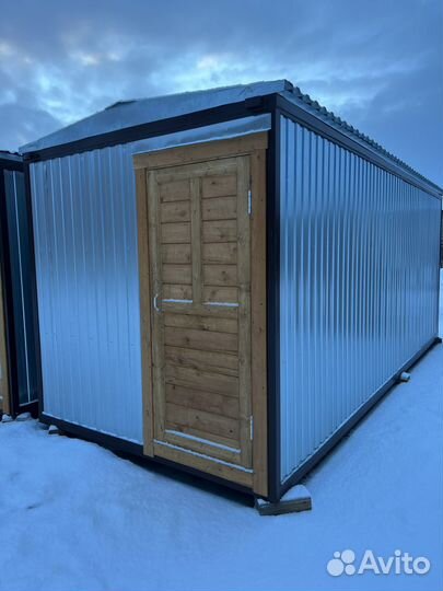 Бытовка металлическая 2,4*6