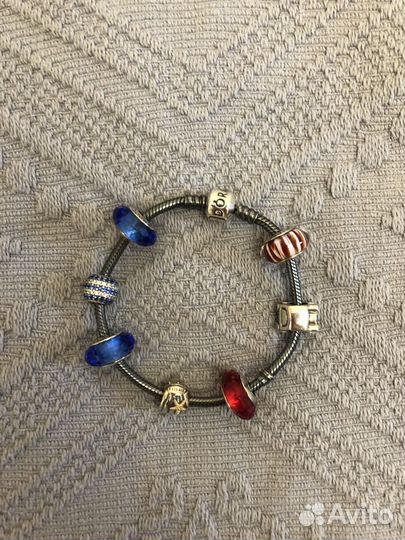 Браслет, шармы Pandora, оригинал