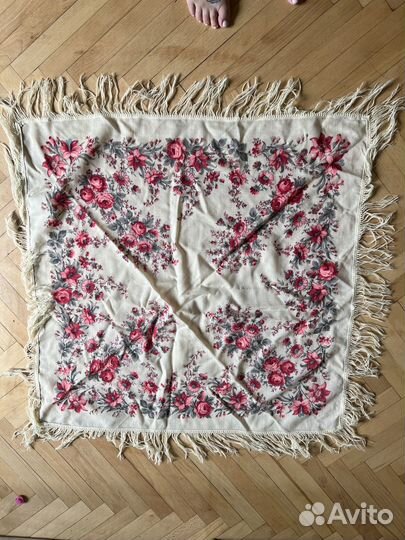 Павловопосадский шерстяной платок СССР