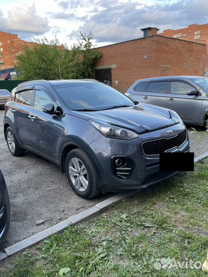 Дефлектор капота kia sportage 4 (мухобойка)