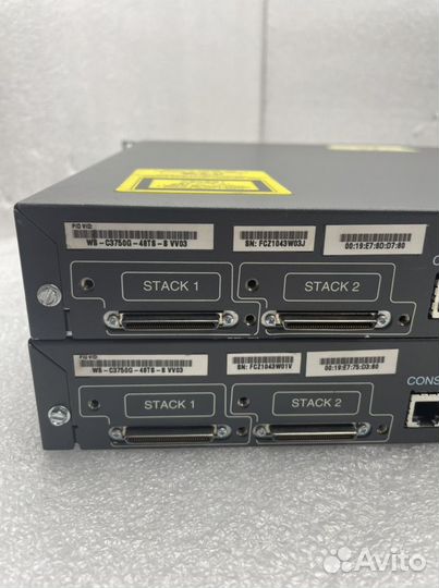 Коммутатор Cisco Catalyst WS-C3750G-48TS-S