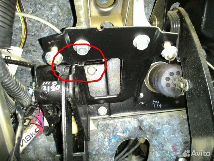 Педальный узел ваз Гранта, Калина, Datsun