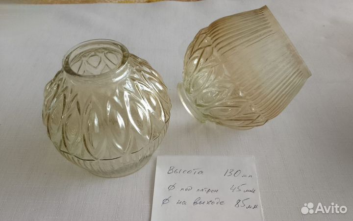 Плафоны для люстры стеклянные. Разные виды