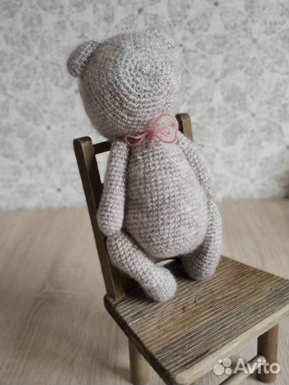 Вязаные игрушки мишка новый ручная работа
