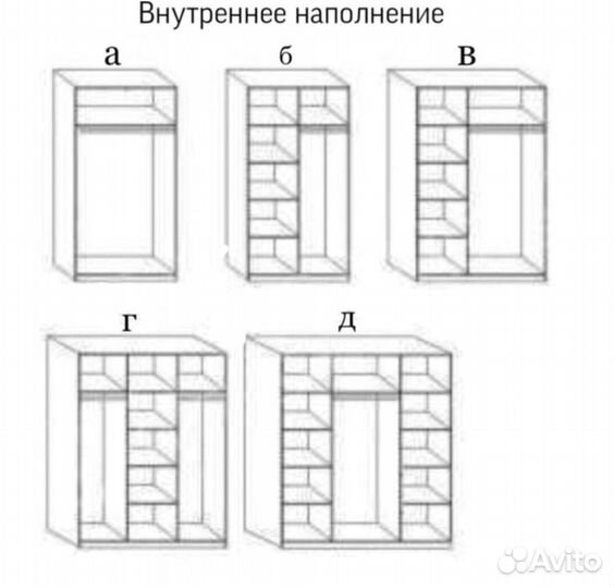 Встроенный Шкаф-купе с Фабрики