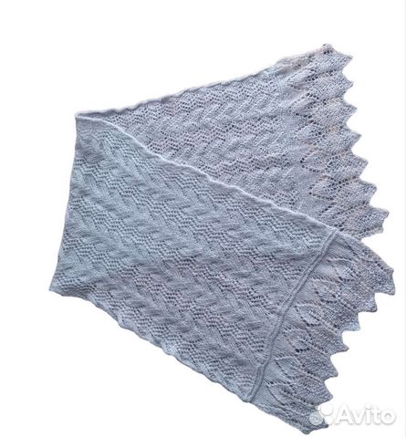 Паутинка палантин вязаный ручная работа