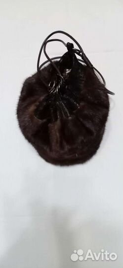 Сумка женская натуральная кожа из норки