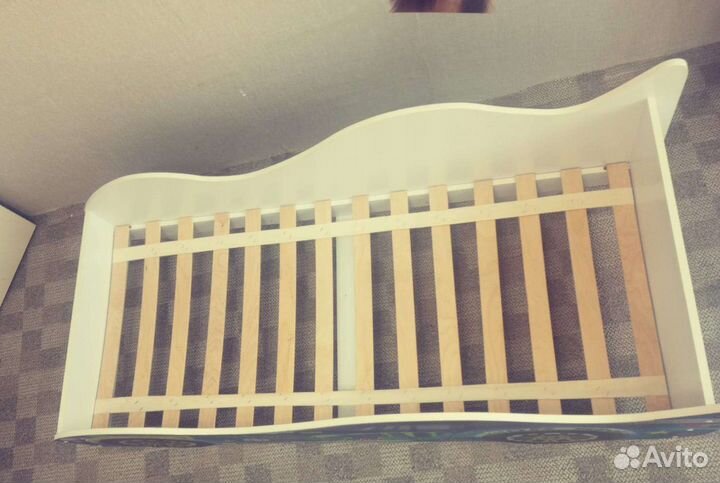 Детская кровать от 3 лет с матрасом бу