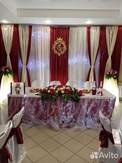 Праздничное оформление свадеб, юбилеев, праздников