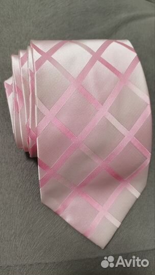 Галстук мужской розовый