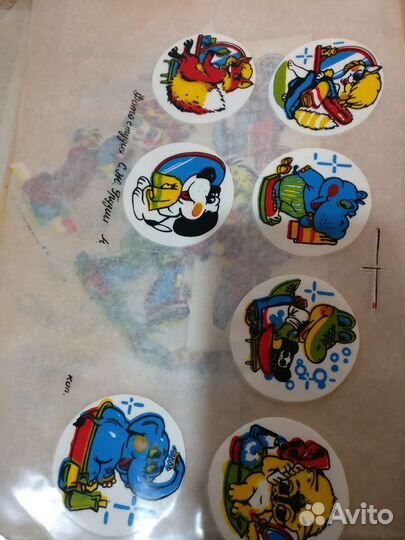 Переводные картинки СССР