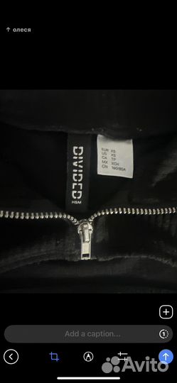 Топ hm черный