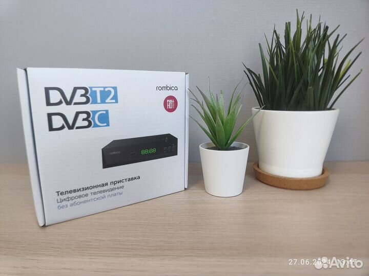 SMART tv приставка Rombica DVB-T2/C MPT-TV007