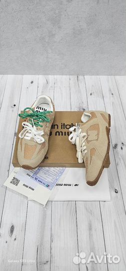 Кроссовки miu miu 2 цвета