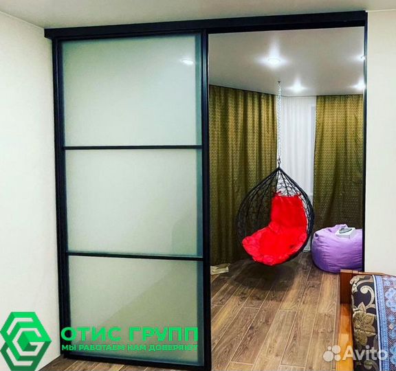 Стеклянные перегородки