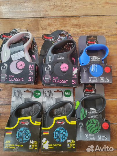 Поводок рулетка Flexi M 5м. Новый