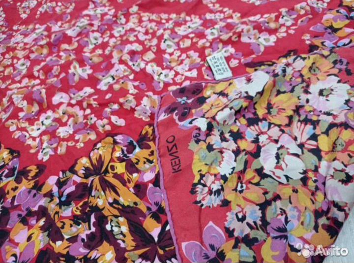 Платки kenzo огромная шаль 135см,платок 95см