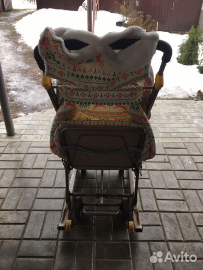 Санки коляска детская