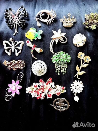 Винтажная брошь