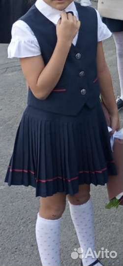 Школьная форма синяя
