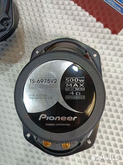 Мощные динамики овалы pioneer ts-6975v2 размер 6х9