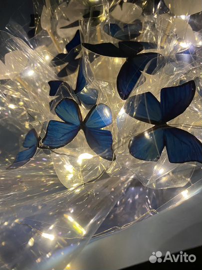 Цветы из бабочек