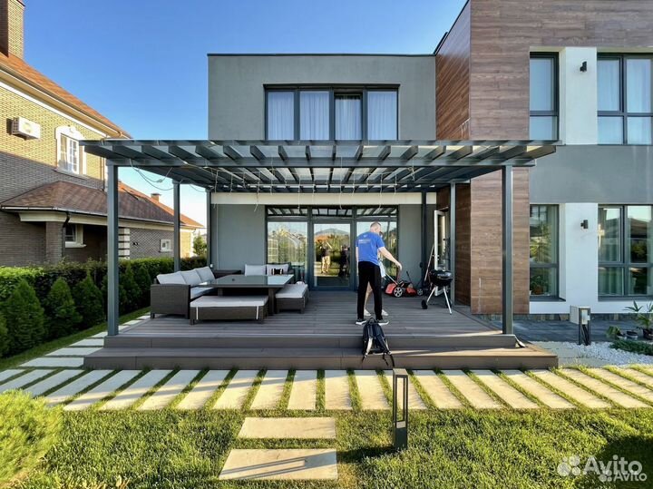 Навес односкатный