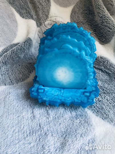 Набор подстаканников из эпоксидной смолы