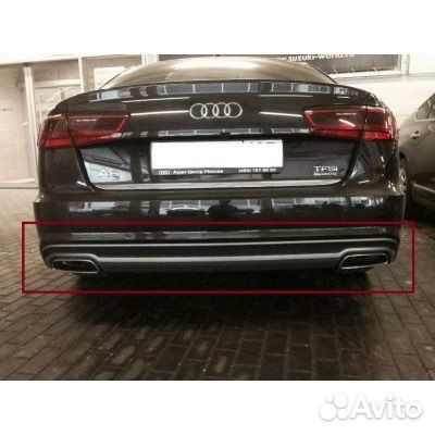 Задний диффузор audi a6 c7