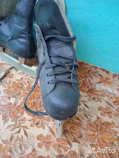 Коньки хоккейные времени СССР