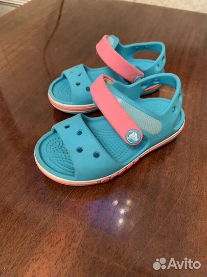 Crocs детские для девочки сандали кроксы