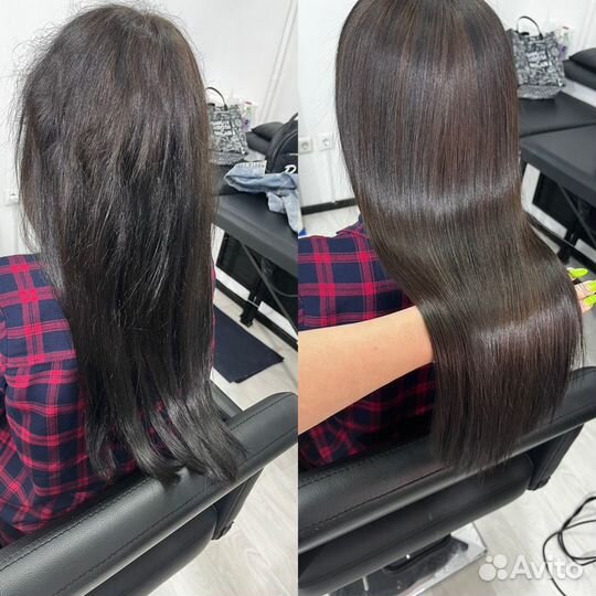 Кератиновое выпрямление/Ботокс/Нанопластика/Брейды