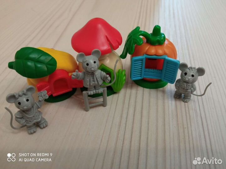 Киндер мышки с домиками