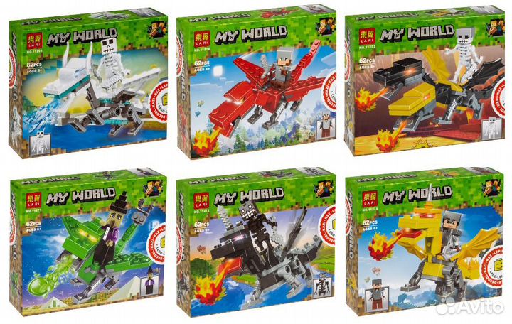 Конструктор MY world Lari 11269-11274