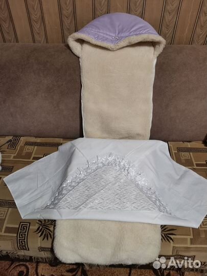 Зимний конверт в коляску