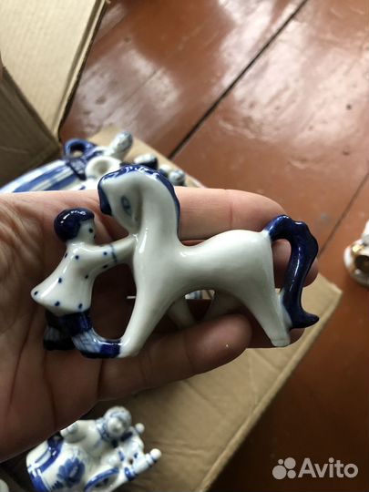 Фигурки гжель СССР