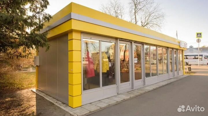 Изготовление торговых павильонов киосков