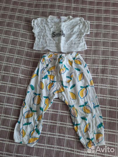 Летняя одежда для девочки 92