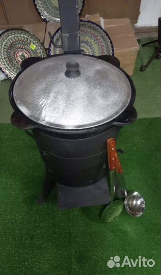 Кaзан 8 литpов с печью