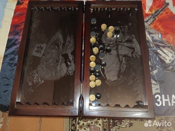 Нарды резные ручной работы