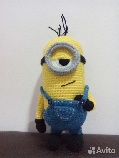 Вязанные игрушки - собака Цвергшнауцер / зайчик