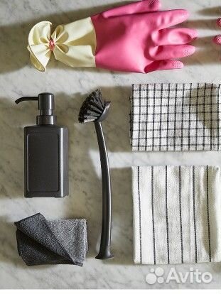 IKEA Rinnig салфетка кухонная 25*25 серый