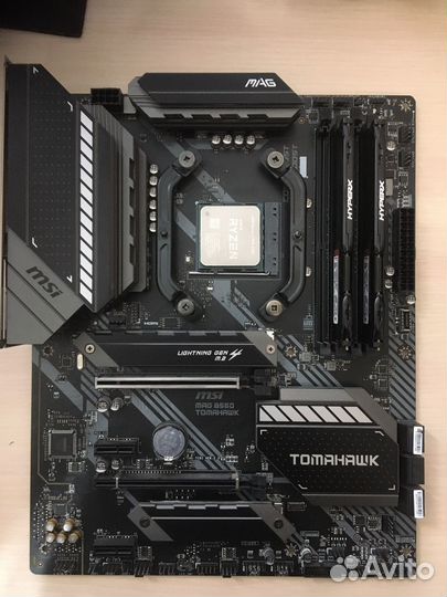 Комплект ам4 мат.плата+процессор+оперативка