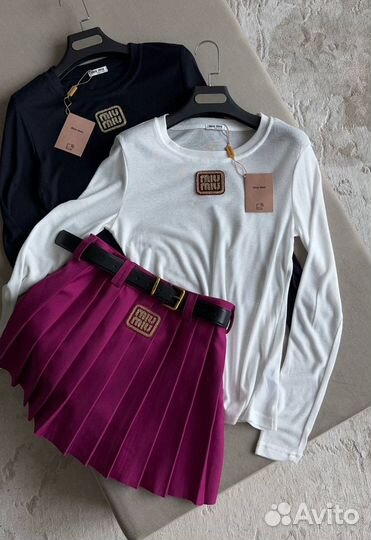 Лонгслив miu miu