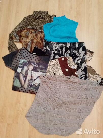 Женские вещи пакетом р-р от 44 до 54 новые+б/у