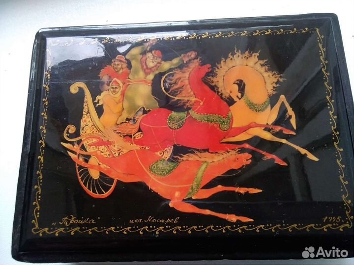 Шкатулки федоскино, палех