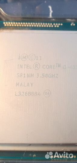 Процессор intel i3 4330