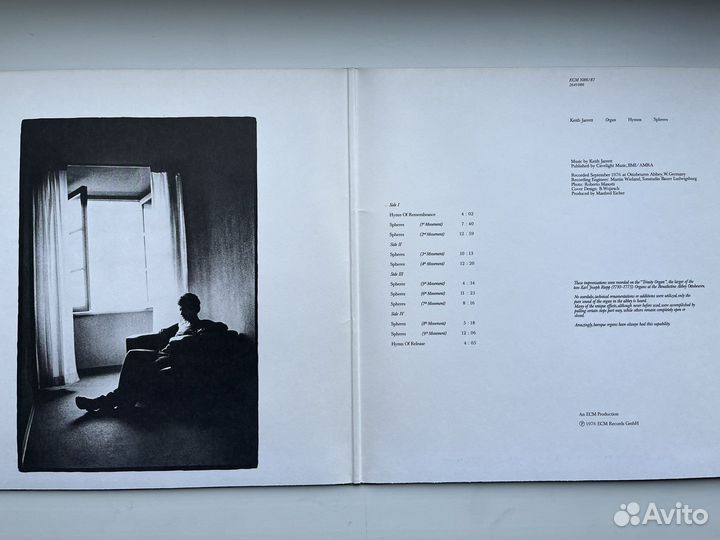 Keith Jarrett – Hymns Spheres 2LP/NM+ Germany 1976