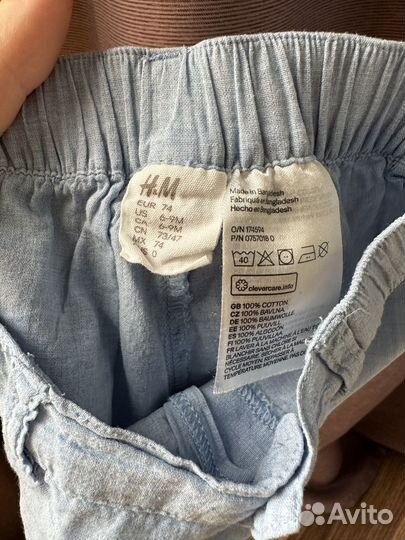 Шорты летние hm (h&m) 74
