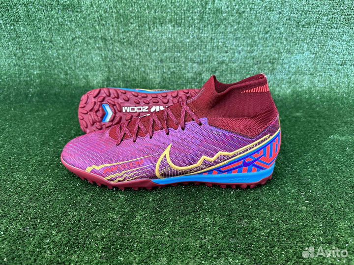 Бутсы сороконожки Nike Air Zoom Mercurial Vapor- X